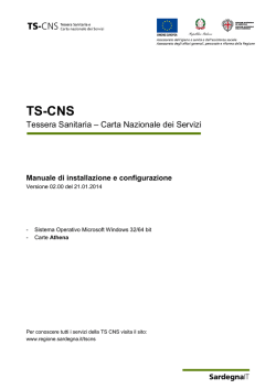 TS-CNS - Regione Autonoma della Sardegna