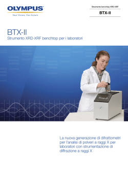 XRD - Diffrattometro da Banco "BTX II"