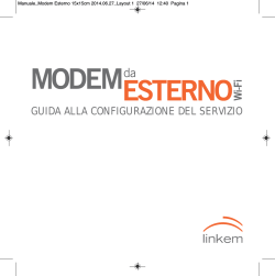 GUIDA ALLA CONFIGURAZIONE DEL SERVIZIO