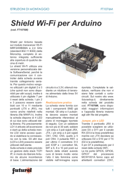 Shield Wi-Fi per Arduino