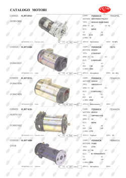 Catalogo motori x motore