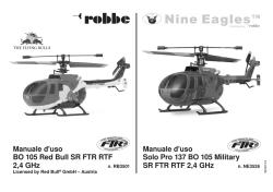 BO 105 Red Bull SR FTR RTF 2,4 GHz Solo Pro 137 BO 105 Military