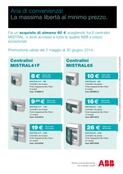 La massima libert&agrave; al minimo prezzo.