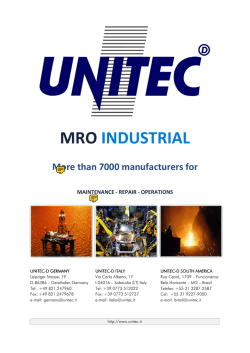 MRO INDUSTRIAL More than 7000 manufacturers