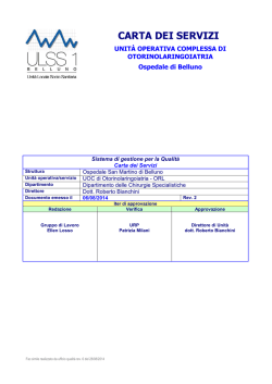Carta dei Servizi application | PDF | 120 kB