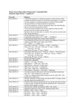 Soluzioni capitolo 16 - Zanichelli online per la scuola