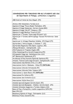 LISTA CONVENZIONI Dip FILELI