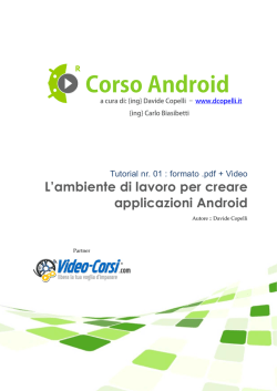 CorsoAndroid_lez_01 - Cristian Venturelli