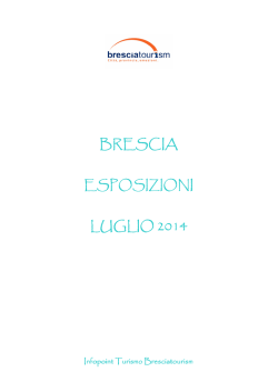 Calendario Esposizioni Luglio 2014