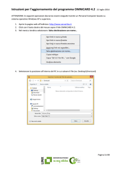 Scarica Istruzioni Installazione programma
