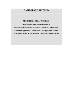 CAPITOLATO TECNICO 2014 MIPG aggiornato