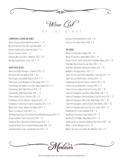 Wine List - Digital Downtown