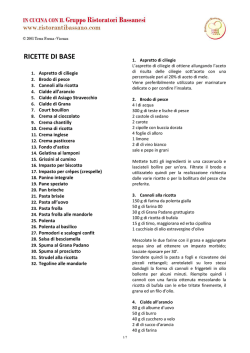 vd. ricette di base