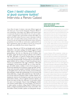 Con i testi classici si pu&ograve; curare tutto!