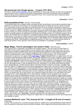 Cultura - Rifondazione Comunista