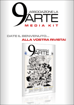 mediakit date il benvenuto... alla vostra rivista!