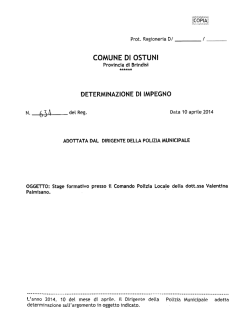 2014 - Comune di Ostuni