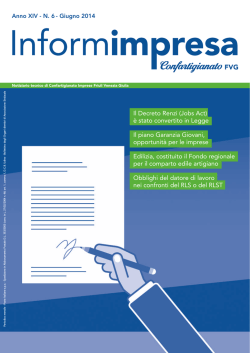 Il Decreto Renzi (Jobs Act) &egrave; stato convertito in Legge Il piano