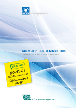 Catalogo Generale Nidek 2015 da qui