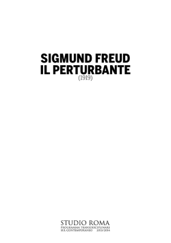 Pdf: Sigmund Freud &ndash; Il perturbante - Studio Roma