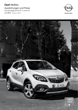 Opel Mokka - Auto Iten Sihlbrugg