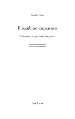 Il bambino disprassico - Edizioni Centro Studi Erickson
