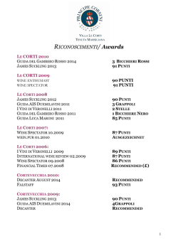 Principe Corsini Awards