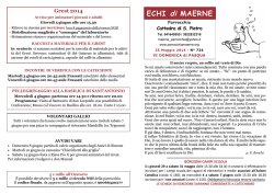 25 Maggio 2014 - Parrocchia di Maerne