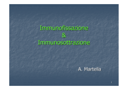 Immunofissazione ed immunosottrazione
