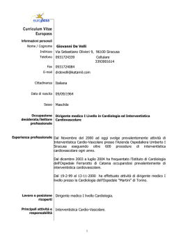 Curriculum Vitae Europass