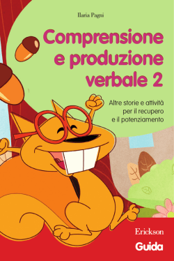 Guida Comprensione e produzione verbale 2