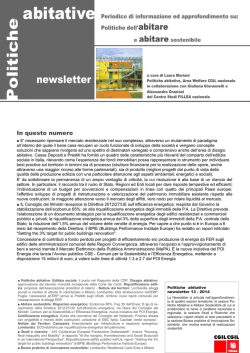 Abitare sostenibile