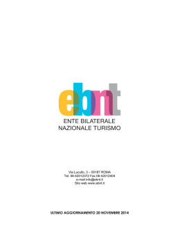 ELENCO EBT TERRITORIALI (PDF, aggiornato il 20/11/2014)