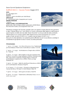 ELBRUS 5642m RU - mario la guida