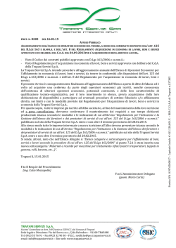 Avviso - Trapani Servizi