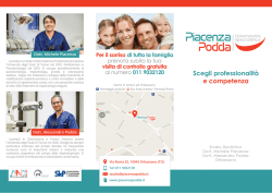 brochure - Dott. Alessandro Podda