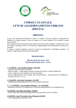 docfa - Ordine degli Ingegneri della provincia di Napoli