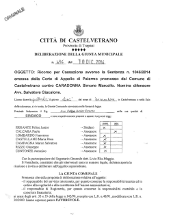 Ricorso per Cassazione avverso la Sentenza n