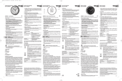 DESIGN &ndash; Funk-Wanduhr DESIGN &ndash; Horloge murale radio