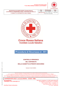 Cassette di Pronto Soccorso