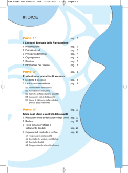 CBR Carta dei Servizi 2014