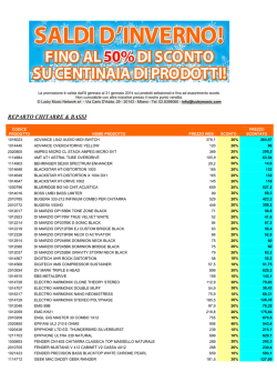 lista per sito_1 - Lucky Music S.r.l.
