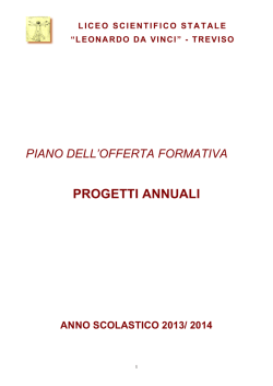 scarica il file del POF 2013 - 2014, sezione progetti, in formato pdf