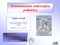 Strumentazione endoscopica pediatrica
