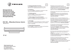 ES 50...Wandschiene klein(285 782)VIII 13