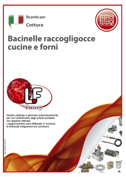 Bacinelle raccogligocce cucine e forni
