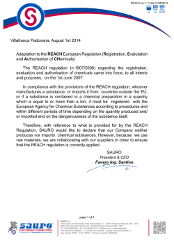 REACH Statement