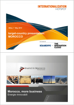 Morocco, more business