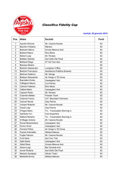 Classifiche Generali - 02 - Trofeo AGISKO Appennino Trail Cup
