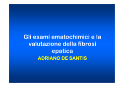 De Santis Adriano Gli esami ematochimici e la